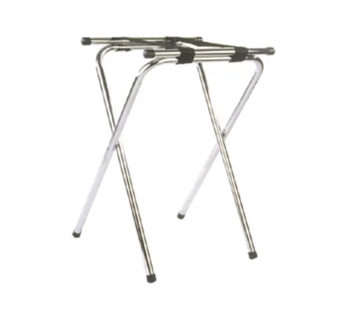 Crestware Cts Chrome Tubular Folding Tray Stand With Nylon Straps – 32" Height 1