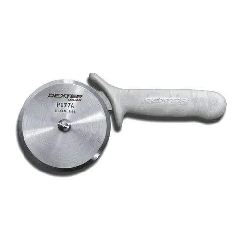 Dexter Russell P177A-Pcp Sani-Safe 4-Inch Wheel Pizza Cutter With White Handle 1