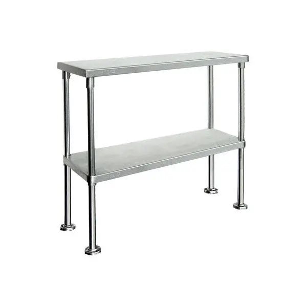 Double-Tier Stainless Overshelf For Workbenches – 1200Mm 1