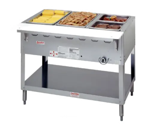 Duke Wb303 Aerohot 3-Well Gas-Powered Wet-Bath Steam Table — Commercial Food Service 1