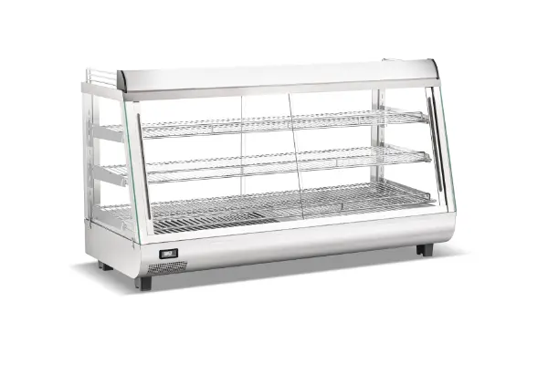 E-Hw-186 48-Inch Countertop Heated Display Case – Energy-Efficient Warm Holding 1