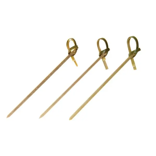 Eco-Friendly Bamboo Knotted Cocktail Picks 1