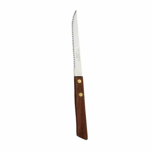 Economy 4-Inch Serrated Steak Knife With Natural Wood Handle – Libertyware Sk-Epw1 1
