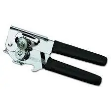 En407Bk Swing-Action Can Opener With Ergonomic Black Grip Handle 1