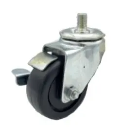 Enhanced 13" Long-Thread Casters With Brakes – Set Of 4 1