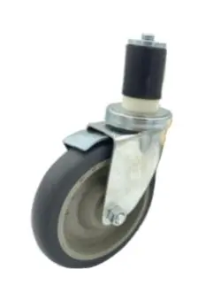 Enhanced 5" Expanding Stem Casters With Brakes – Set Of 4 1