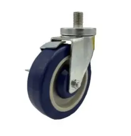 Enhanced 5" Universal Swivel Casters With Brakes – Set Of 4 1