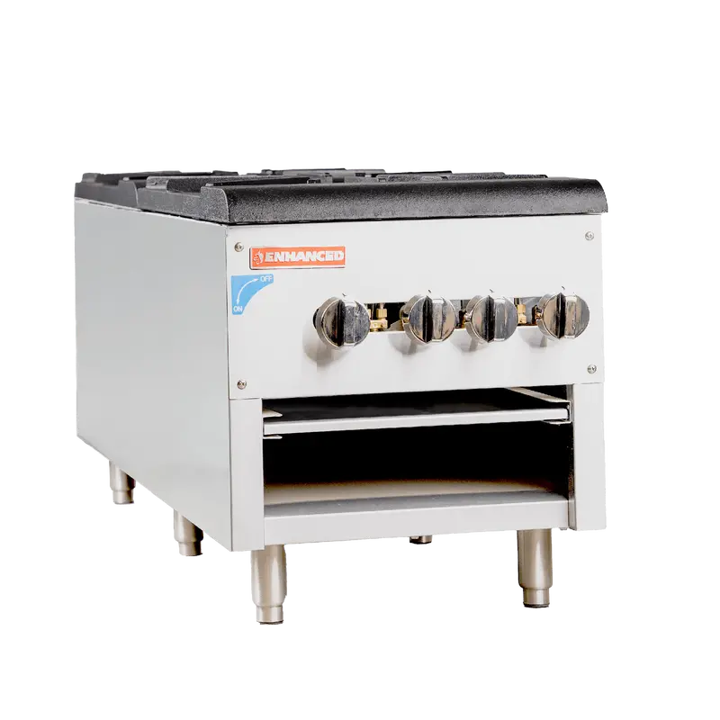 Enhanced Esps-2 Double Stock Pot Range – 220,000 Btu Natural Gas Cooking Surface With Dual Boil Wells 1