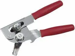 Enhanced Parts & Accessories En407Rd Swing-Action Can Opener With Soft-Grip Red Handle 1