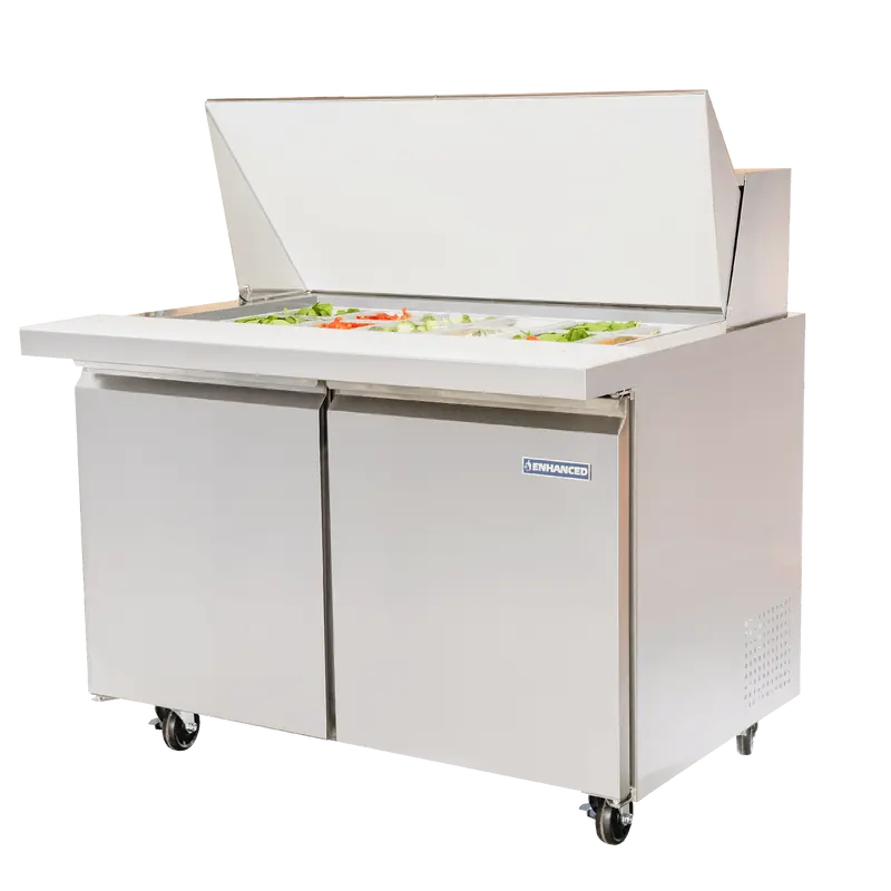 Espm-48-18-Hc 48-Inch Mega Top Refrigerated Prep Table For Sandwiches & Salads 1