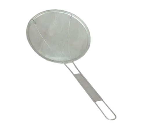 Extra-Fine Round Mesh Skimmer – 7-Inch, 18/8 Stainless Steel 1