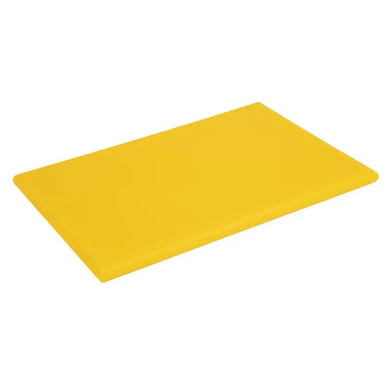 Extra-Thick Yellow Chopping Board (450 × 300 × 20 Mm) – Hygiplas J039 1
