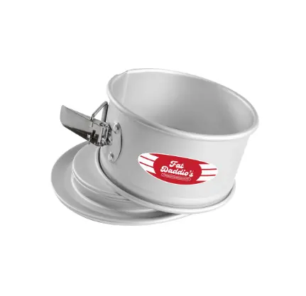 Fat Daddio'S 6-Inch X 3-Inch Anodized Aluminum Springform Pan – Proseries Baking Mold 1