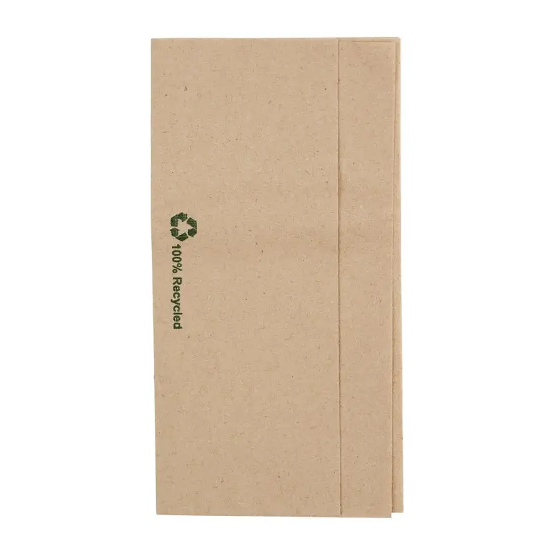 Fiesta Kraft Lunch Napkins – 320×300Mm, 1-Ply Dispenser Fold, Recycled Material – 6000-Pack (Fe211) 1