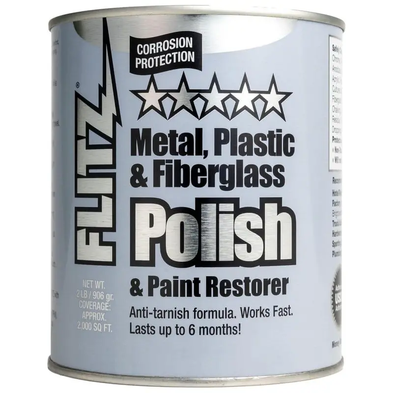 Flitz Ca03518-6 All-Surface Polish – 2 Lb Can For Metal, Plastic & Fiberglass 1