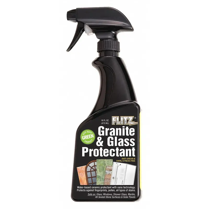 Flitz Granite & Glass Protectant Spray – 16 Oz Trigger Bottle For Surface Sealing 1