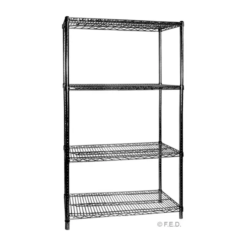Four-Tier Stainless Steel Shelving Unit – 610Mm Deep × 1880Mm High × 610Mm Wide 1