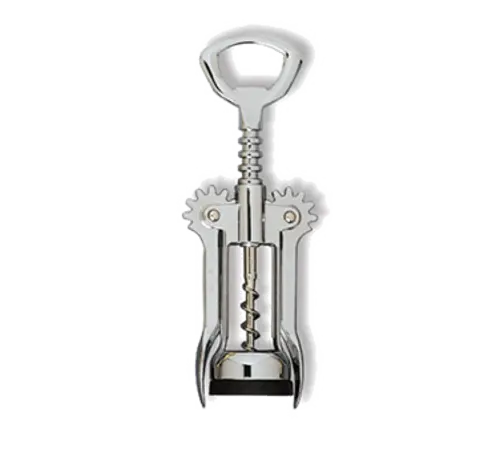 Franmara Chrome Wing Corkscrew With Bottle Opener – 6-5/8" 1