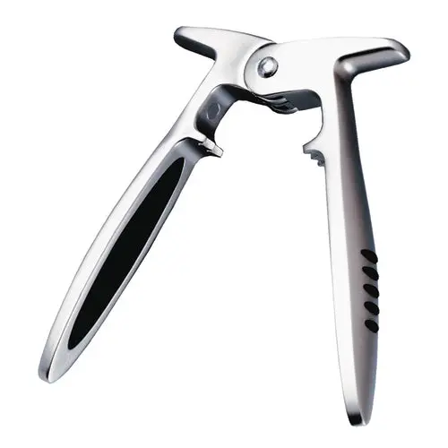Franmara Swiftturn 7460-Pc Champagne Opener – 4.5-Inch Satin Nickel Lever Style 1