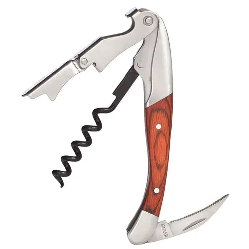 Franmara Titian Two-Step Waiter’S Corkscrew – Elegant Wooden Handle 1