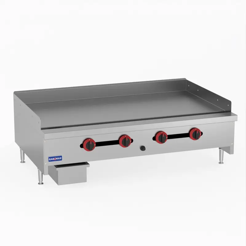 Gasmax Four-Burner Natural Gas Griddle – Rgt-48E 1