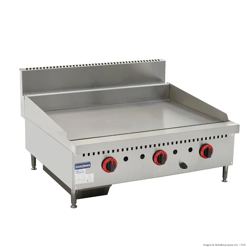 Gasmax Gg-36 Three-Burner Natural Gas Griddle Unit 1
