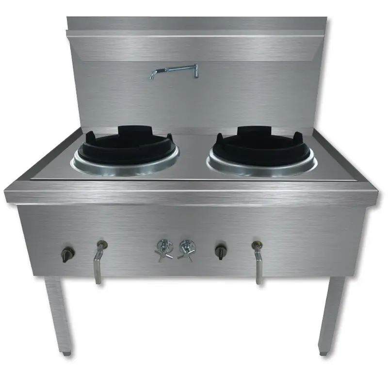 Gasmax Ww-2N Natural Gas Waterless Double Wok 1