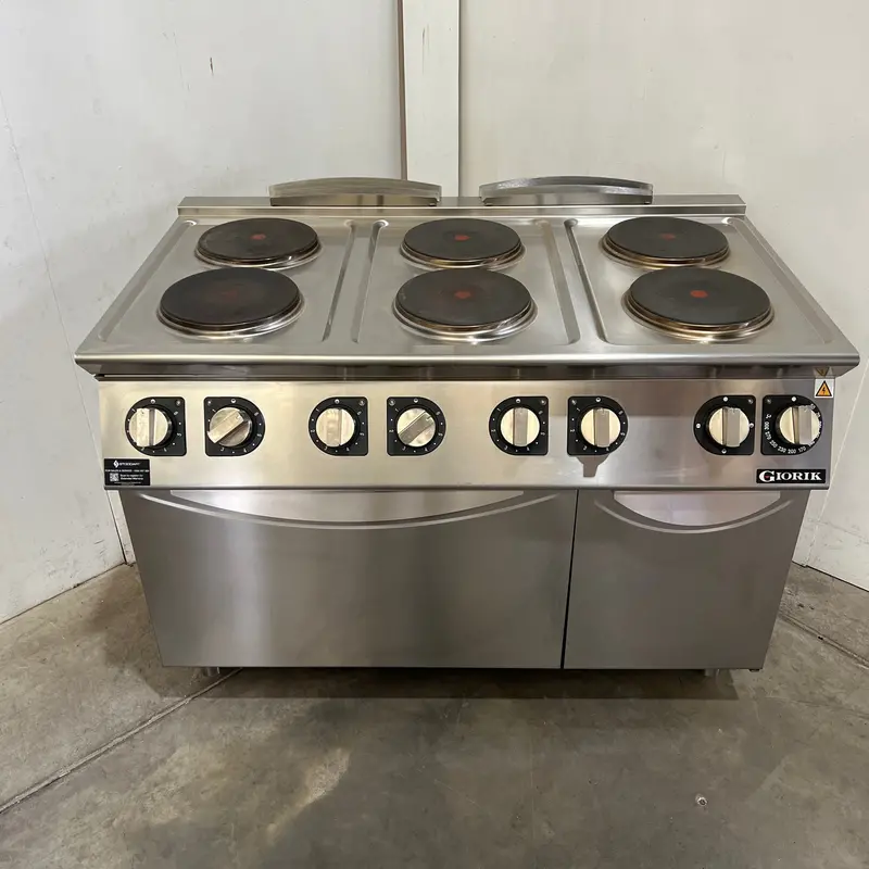 Giorik Ce76Tet 6-Burner Commercial Range Oven – Model 829028 1