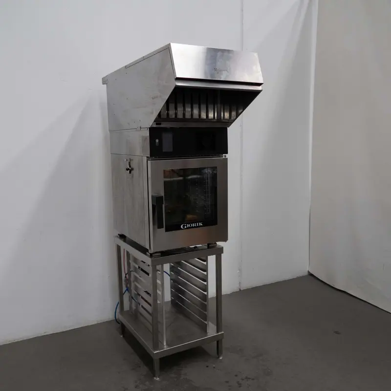 Giorik Km061Wt Steam-Convection Combi Oven + Integrated Hood & Stand – 813889 1