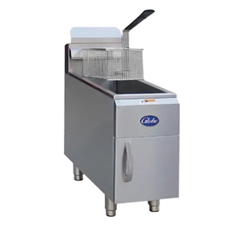 Globe Gf15Pg 15-Pound Liquid Propane Countertop Fryer – 26,500 Btu Compact Design 1