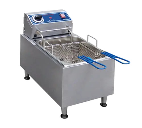 Globe Pf10E 10 Lb Oil Capacity Countertop Electric Fryer – 120V 1
