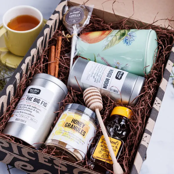 Green Tea & Honey Gift Box – Antioxidant-Rich Refreshing Bundle 1