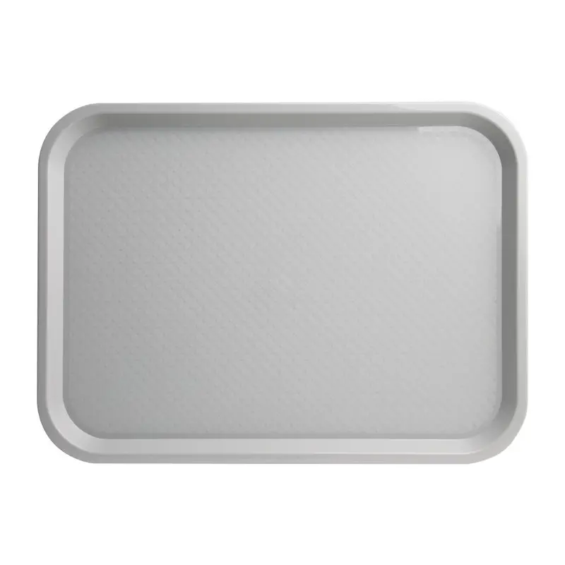 Grey Kristallon Polypropylene Serving Tray (350 × 450Mm) – Olympia P508 1