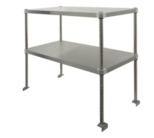 Gsw Usa Ds-1236A Adjustable Dual-Tier Stainless Steel Over-Shelf – 36.5" L X 12" W X 36" H 1
