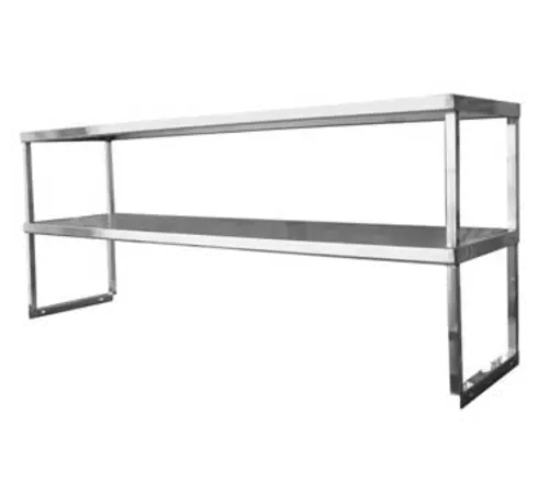Gsw Usa Ds-1272 Heavy-Duty Stainless Steel Over-Shelf – 72" L X 12" W X 30" H 1