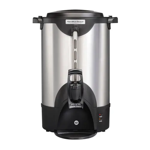 Hamilton Beach Hcu040S 40-Cup Stainless Steel Coffee Urn – Energy-Efficient Commercial Urn 1