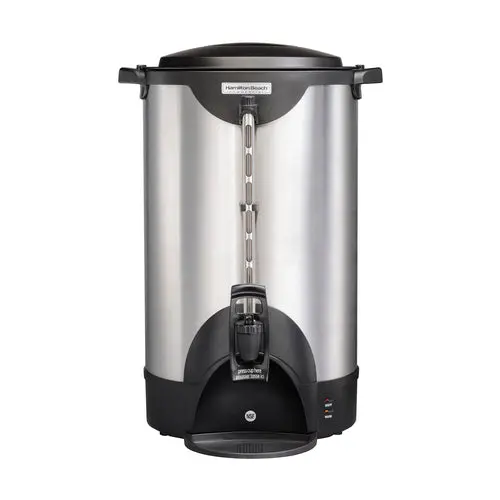 Hamilton Beach Hcu100S 100-Cup Double-Wall Stainless Coffee Urn – Commercial-Grade Hot Holding 1
