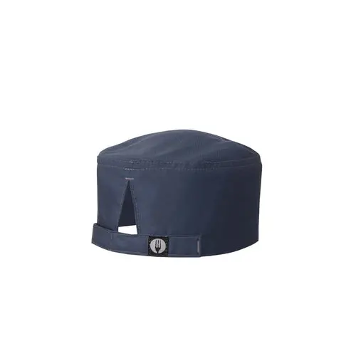 Hartford Beanie By Chef Works – Slate Blue Chef Hat 1