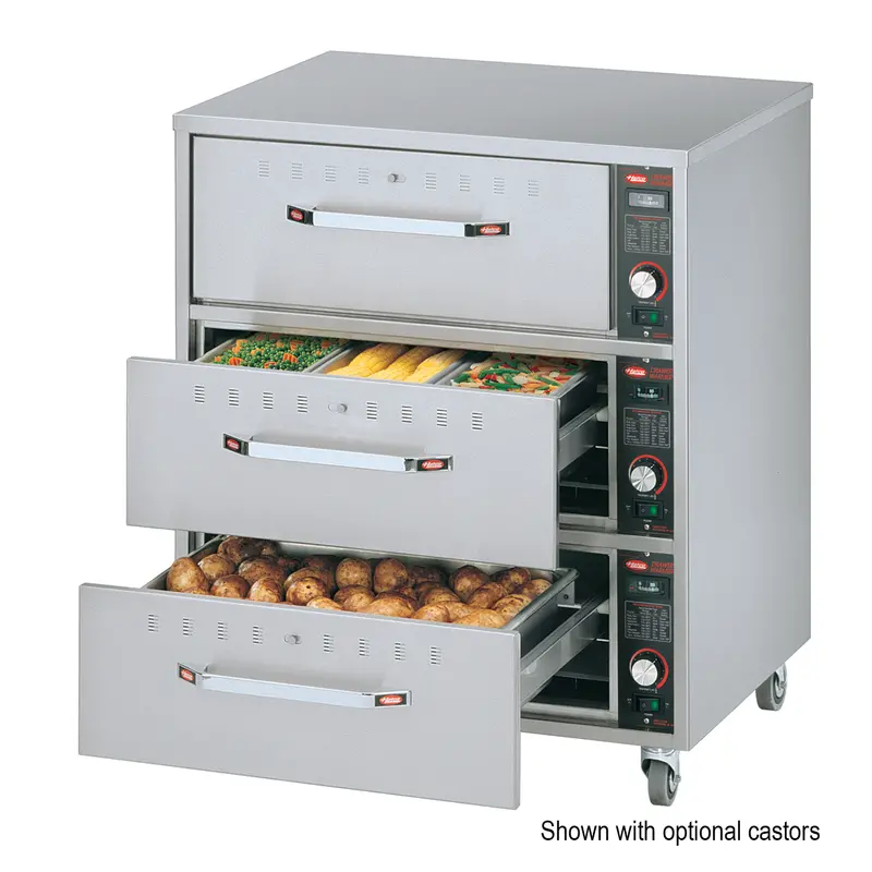 Hatco Hdw-3 Free-Standing Drawer Warmer – Triple-Drawer, Digital Temperature Control 1