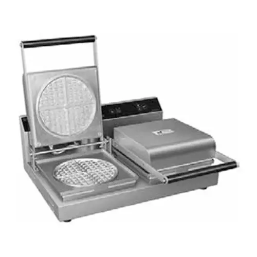 Hatco Rwm-2B-Qs Dual-Plate Belgian Waffle Maker – 7" X 1" 1
