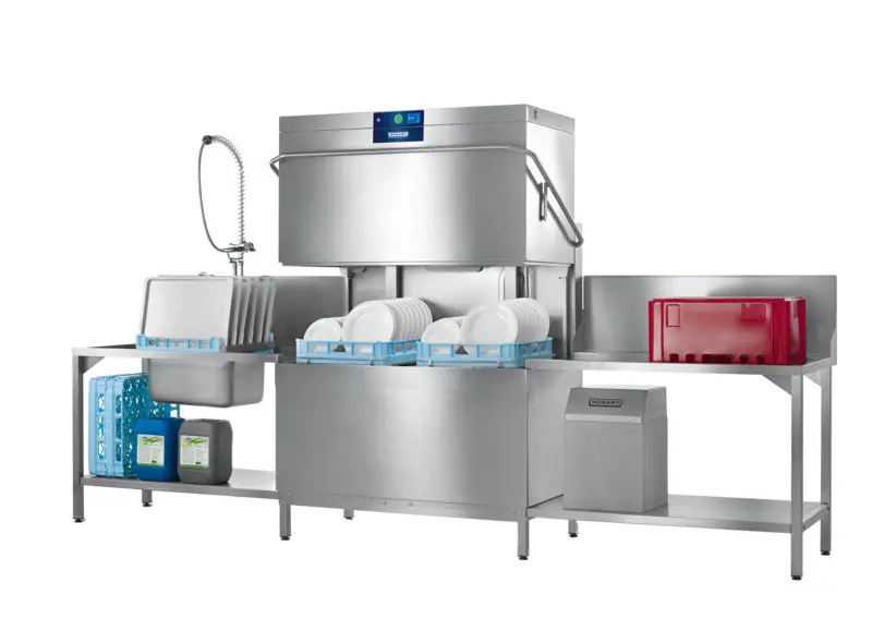 Hobart Amxt Profi Twin-Base Dishwasher – Dual-Compartment Flexibility For Mixed Loads 1