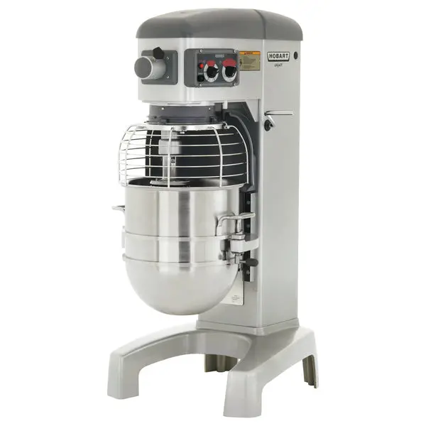 Hobart Hl400-20Stda 40-Quart Planetary Mixer With Stainless Steel Bowl, Flat Beater, Wire Whip, And Dough Hook 1