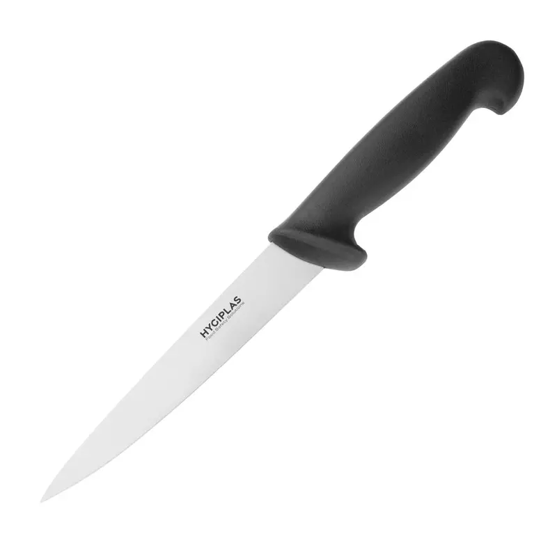 Hygiplas C266 150Mm Black Filleting Knife – Ultra-Thin Blade 1
