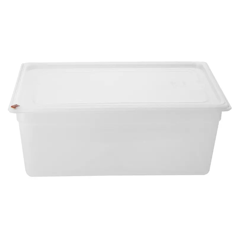Hygiplas Click Pp Full-Size Gn Food Container With Coloured Clips & Lid – 200Mm Depth, 25.6L, 2-Pack (Fz088) 1