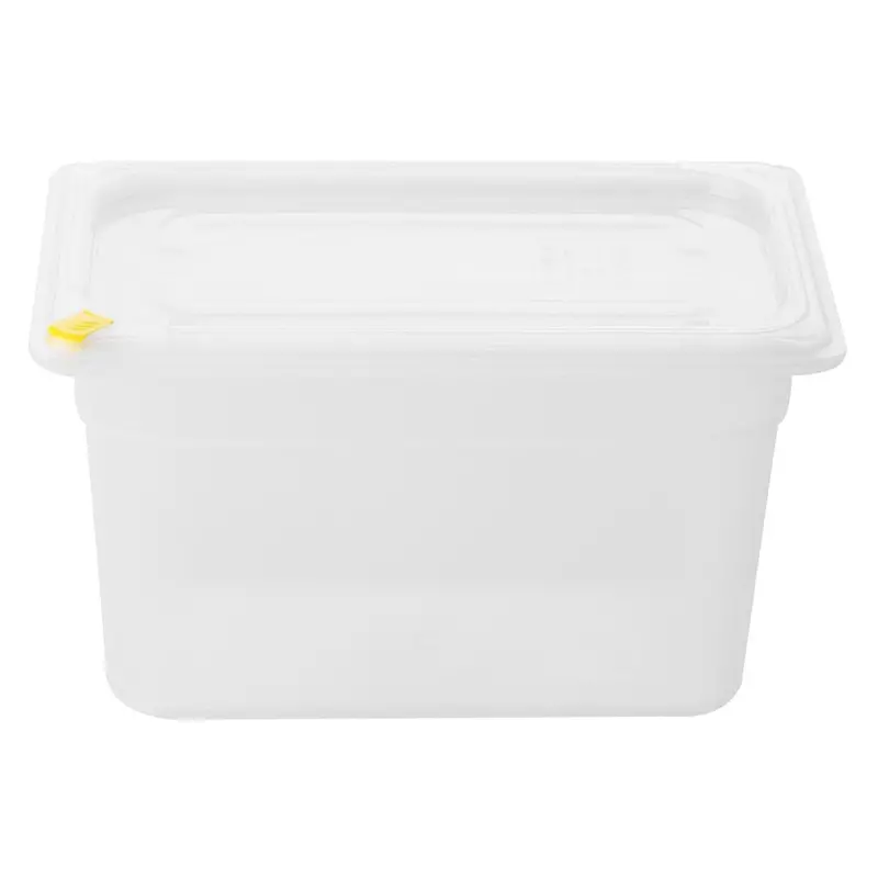Hygiplas Click Pp Quarter-Size Gn Food Bin With Secure Lid & Colour-Coded Clips – 150Mm Depth, 3.7L, 4-Pack (Fz096) 1