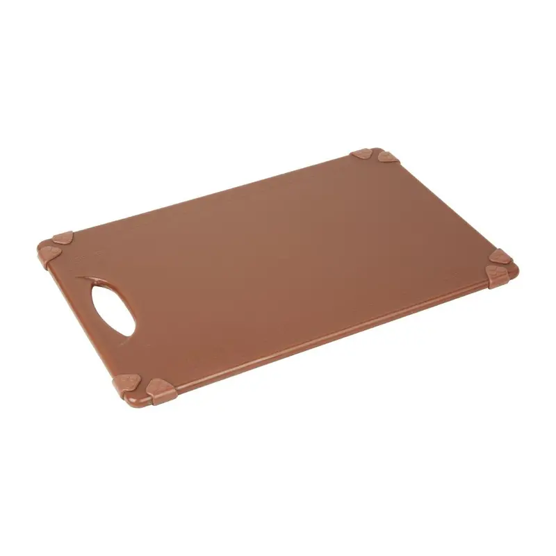 Hygiplas Commercial Grip Chopping Board – Brown, 458X306Mm, Heavy-Duty Surface (Hw003) 1