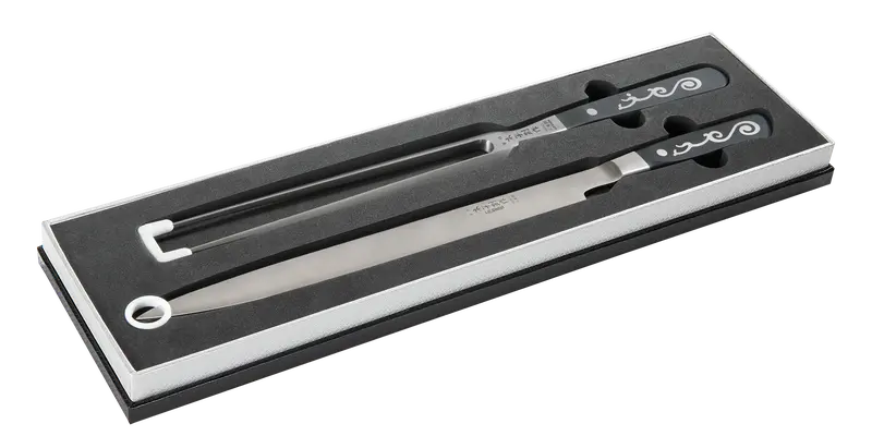 I.O. Shen Master Grade 2024 Carving Knife & Fork Set 1