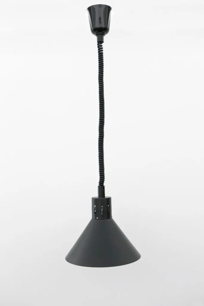 Ice Hld0001B Matte Black Venus Heat Lamp For Food Holding And Presentation 1