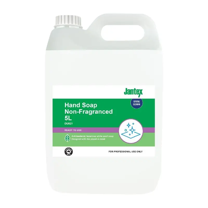 Jantex Green Unscented Hand Soap – 5L Bulk Dispenser Refill, Du821 1