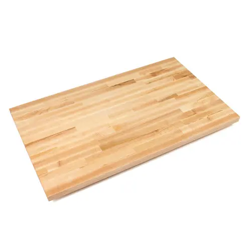 John Boos 36" X 36" Hard Rock Maple Island Countertop – Oil-Finished, Northern Maple Surface 1
